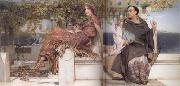 Alma-Tadema, Sir Lawrence The Conversion of Paula by Saint Jerome (mk23) oil painting artist